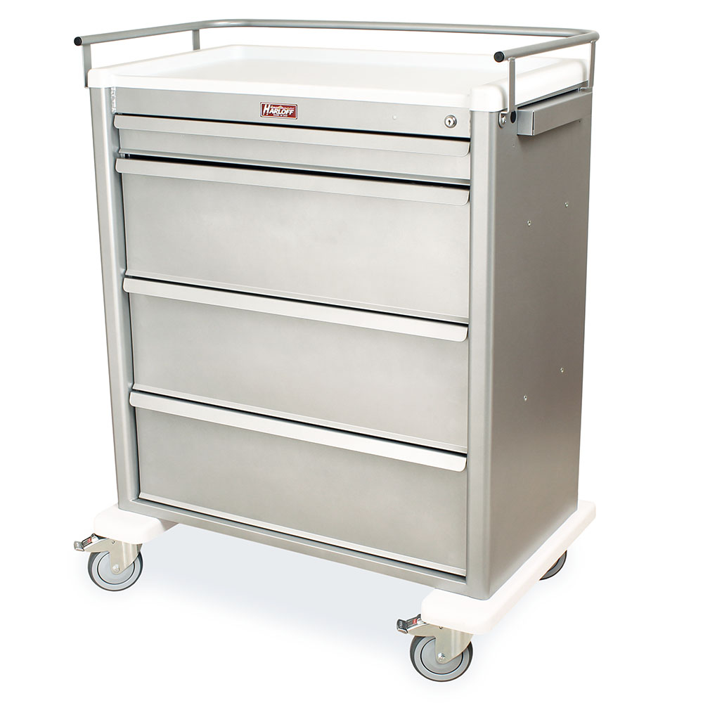 Aluminum Medicine-On-Time® Storage Cart, 270 Card Capacity, Wide