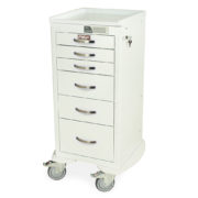 Side Storage Cabinet with Adjustable Shelves for Tall M-Series, A-Series or  Medication Carts, Key Lock, SIDECAB - Harloff