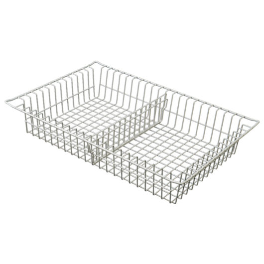 Mainstays White Wire Under Cabinet Baskets - 2 Count - Measures  16x10.25x5.5 in