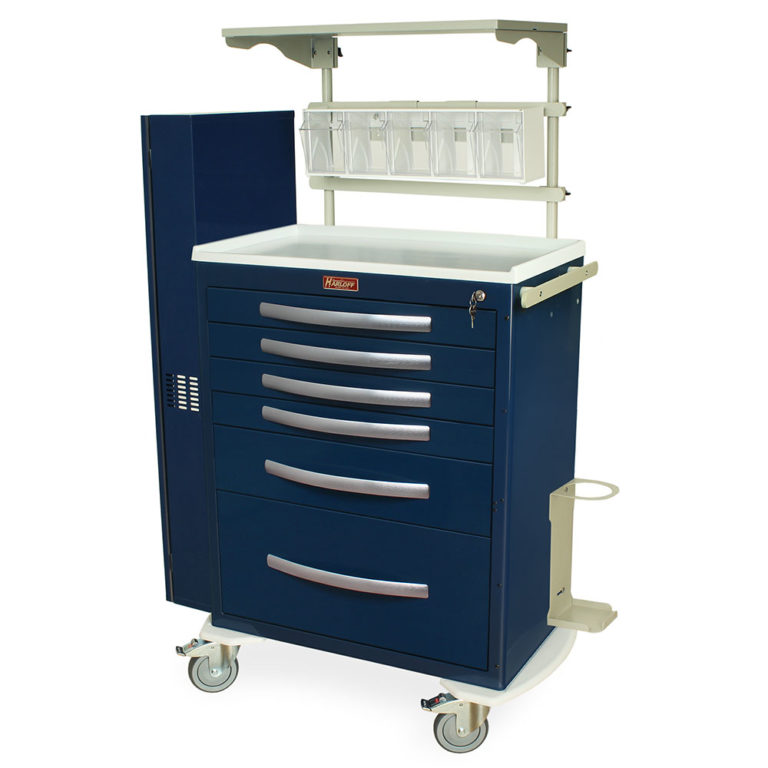 ASeries Lightweight Aluminum Intubation Cart with MD30AIRWAYPKG