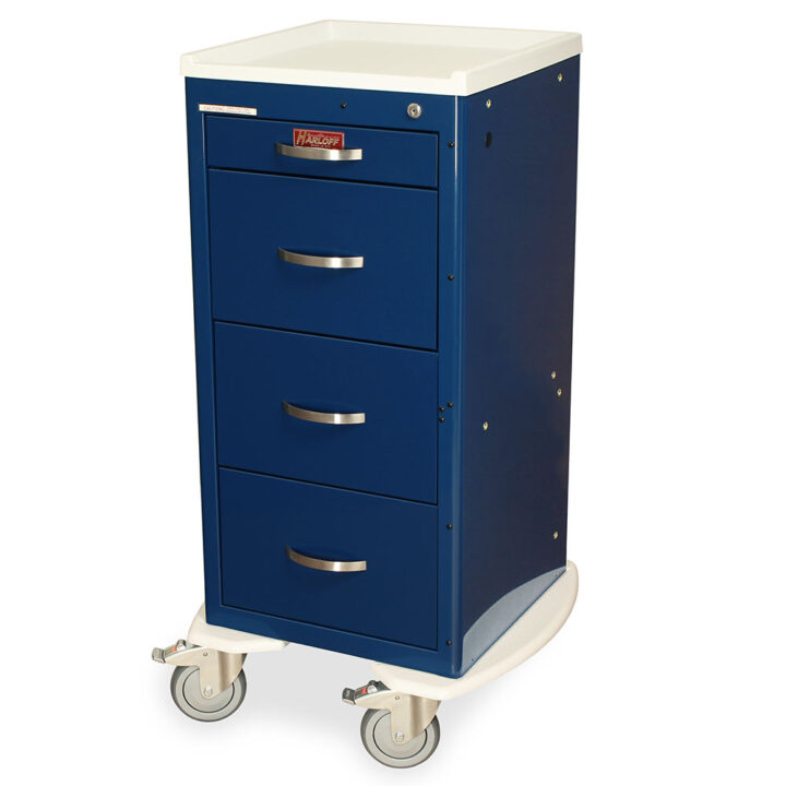 MDS1830K04 Navy Infection Control Isolation Cart - Quarter Left