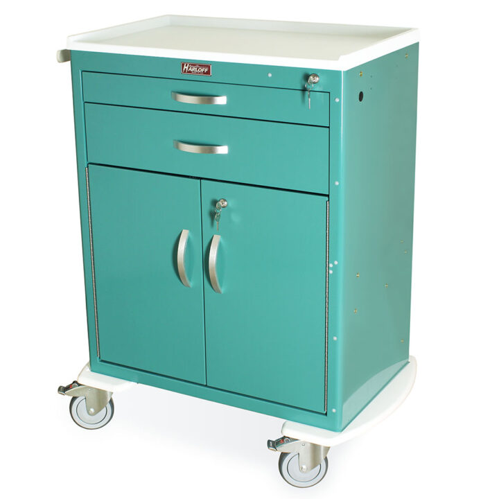 MDS3030K02-21DR Teal Multi-Purpose Cart - Quarter Left