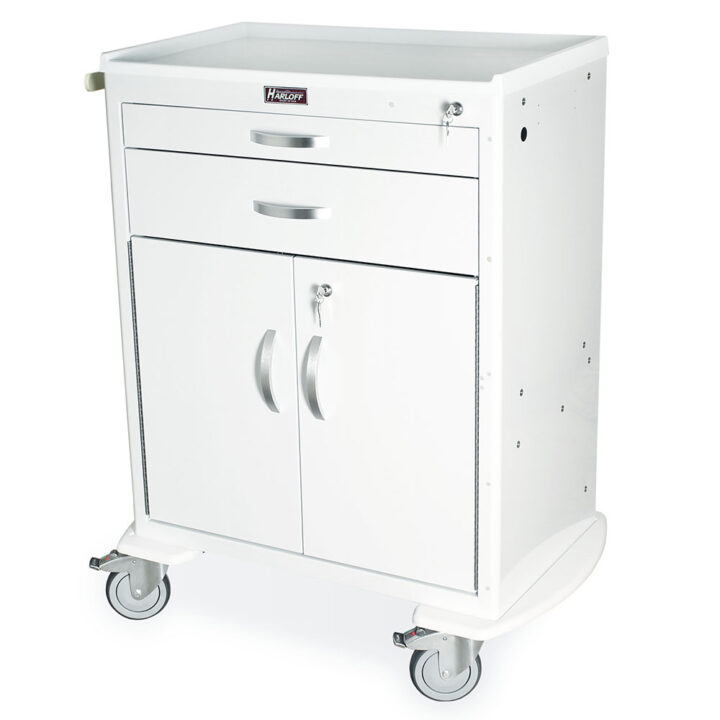 MDS3030K02-21DR White Multi-Purpose Cart - Quarter Left