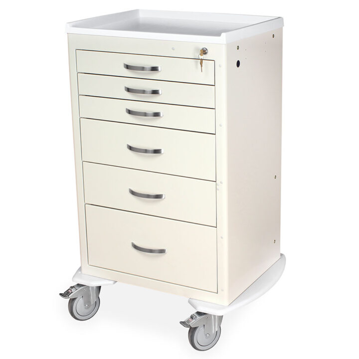 MDS2430K06 Cream Hospital Procedure Trolley - Quarter Left