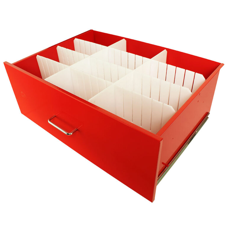 Medical Cart Adjustable Drawer Divider Set for Classic and VSeries