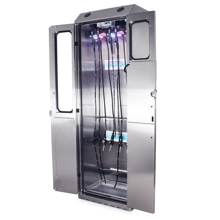 SCSS8030TD-T2310D+SC-10IND-30 Scope Cabinet Monitoring LED System - Quarter Left Open with Scopes